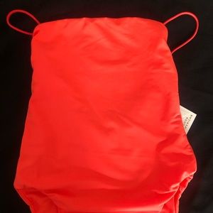 Good American- one piece swimsuit-neon orange